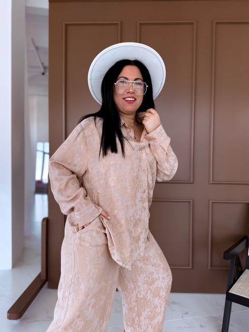 OVERSIZE 2in1 комплект "MISSY" - БЕЖЕВЫЙ