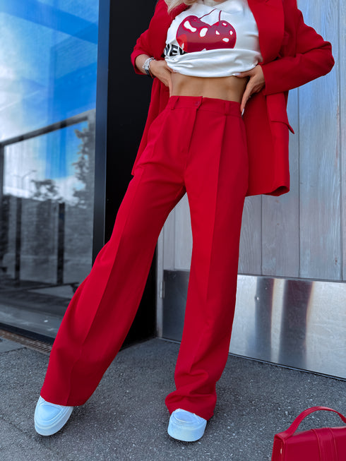 Auduma bikses "LAST KISS" - SARKANAS