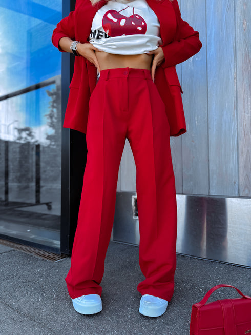 Auduma bikses "LAST KISS" - SARKANAS