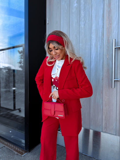 ONE SIZE žakete "LAST KISS" 2412 - SARKANA PRE-ORDER