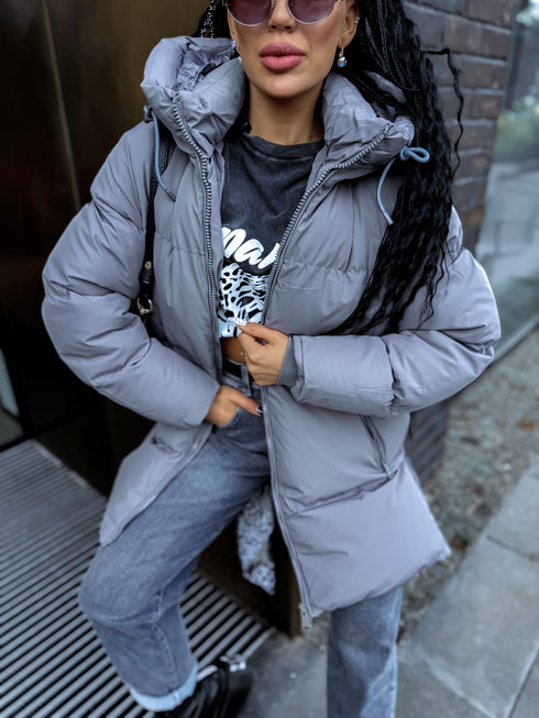 Куртка "WINTER CLOUD" FC56 - тёмно-серая ПРЕДЗАКАЗ