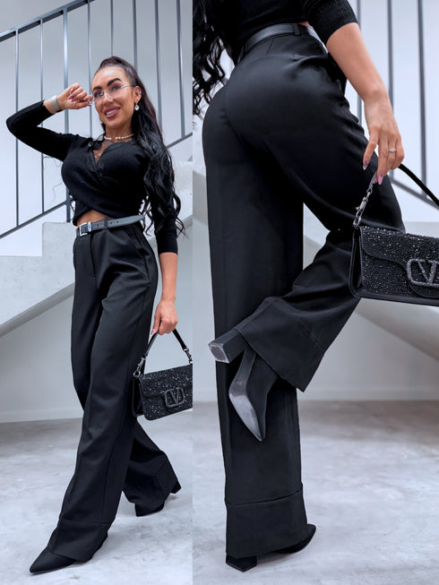 "LUX LASH VS8125-1" auduma bikses- MELNAS