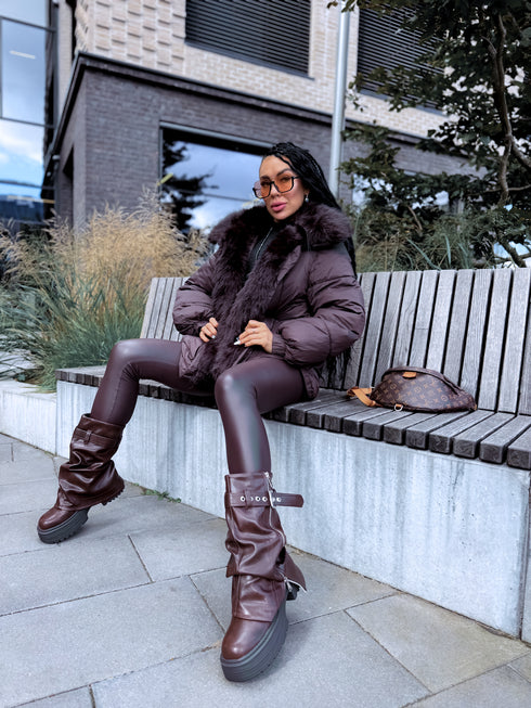 Īsā virsjaka "NORTH FL257" - CHOCO