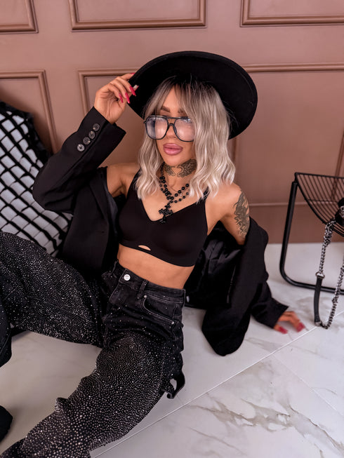 Bezvīļu krūšturis V3622 "EXTREME" - MELNS