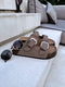 "INFINITY" 2022 Slippers - DARK BEIGE