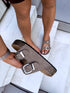 "INFINITY" 2022 Slippers - DARK BEIGE
