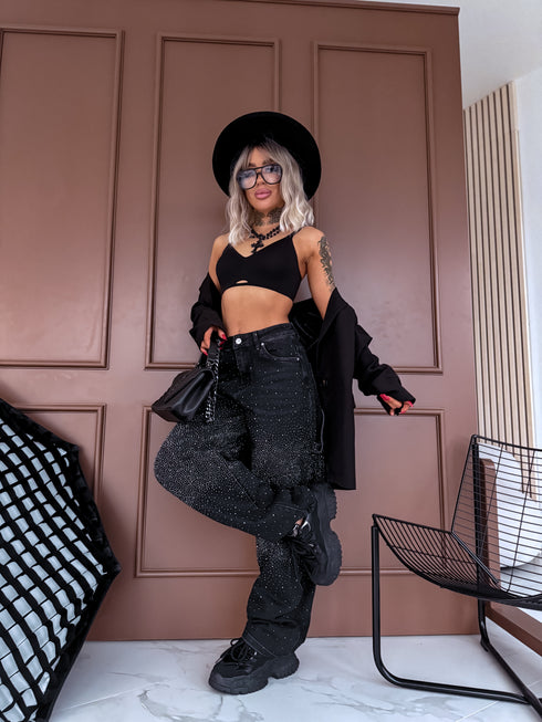 Bezvīļu krūšturis V3622 "EXTREME" - MELNS