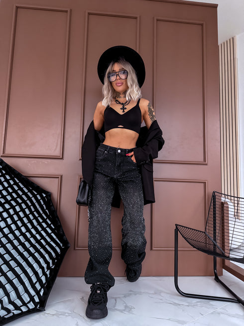 Bezvīļu krūšturis V3622 "EXTREME" - MELNS