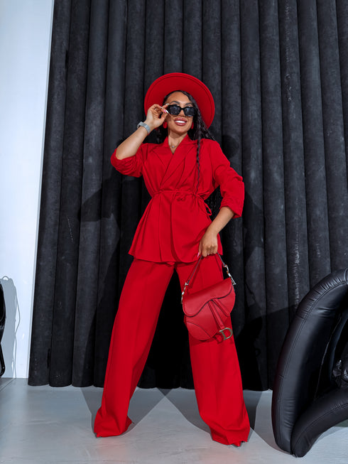 Žakete "COUTURE V8061" - SARKANA