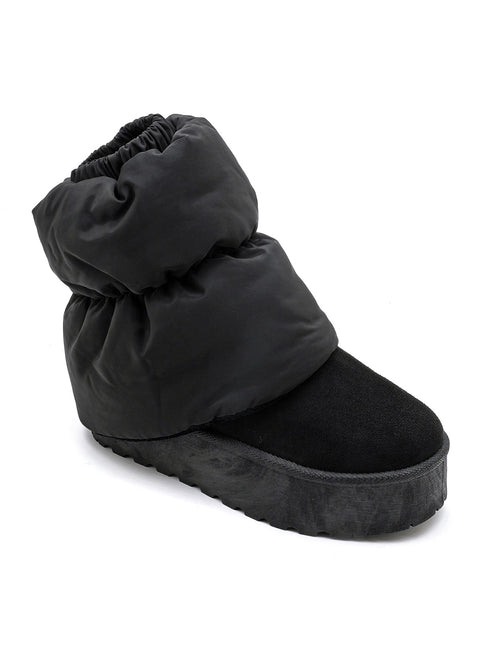 Īsie zābaki "SLOW" 9005 - MELNI PRE-ORDER