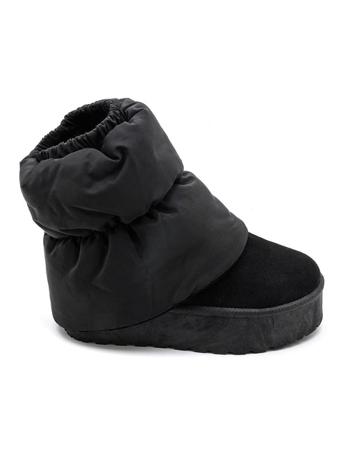 Īsie zābaki "SLOW" 9005 - MELNI PRE-ORDER