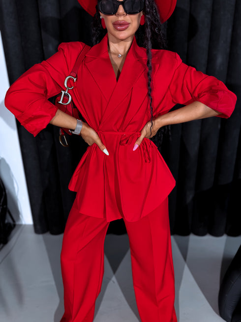 Žakete "COUTURE V8061" - SARKANA