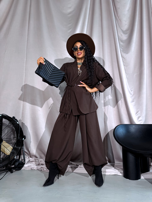 Žakete "COUTURE V8061" - CHOCO