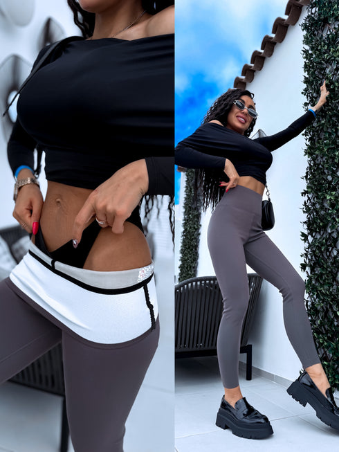 THERMO leggings "ABSOLUT PUSH-UP" 3351 - GRAPHITE GRAY