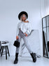 Sweater "SEQUIN MO3892" - grey