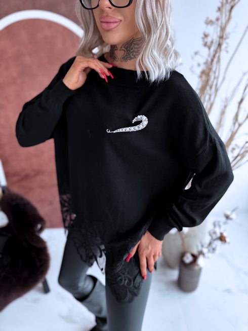 Sweater "DISCOVER 10575" - black