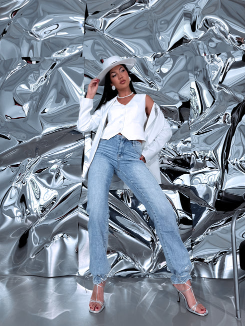 LIGHT BLUE džinsa bikses "LAGUNA" T6272-4