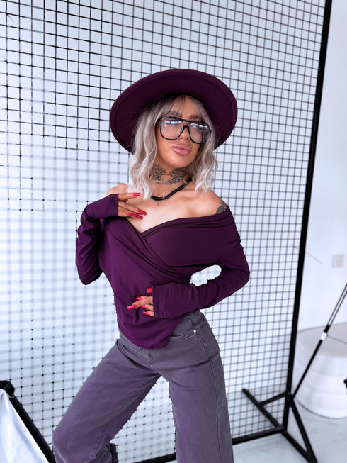 Top "PLUMS HS10070" - VIOLET