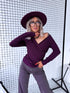 Top "PLUMS HS10070" - VIOLET