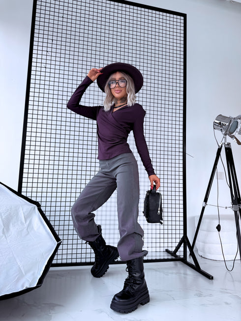 Top "PLUMS HS10070" - VIOLET