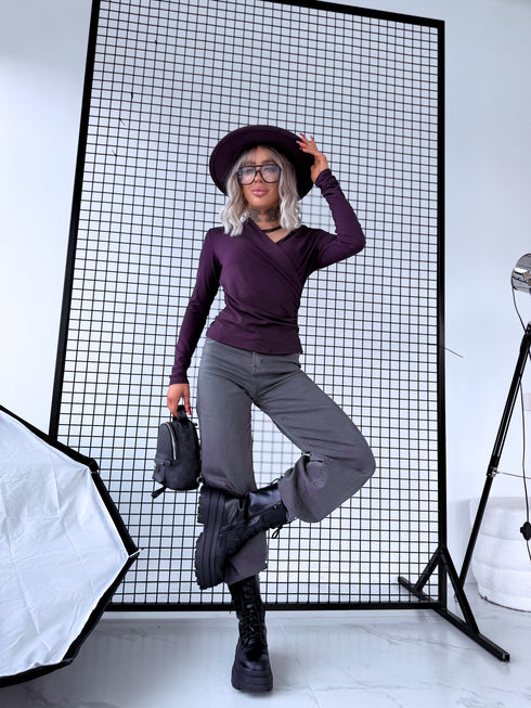 Top "PLUMS HS10070" - VIOLET