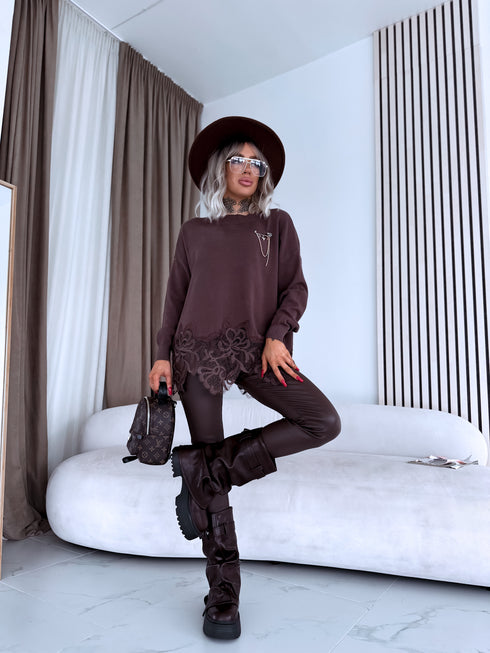 Sweater "DISCOVER 10575" - choco