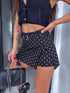 "DOTTY SUMMER" šortsvārki 2957 + josta - MELNI