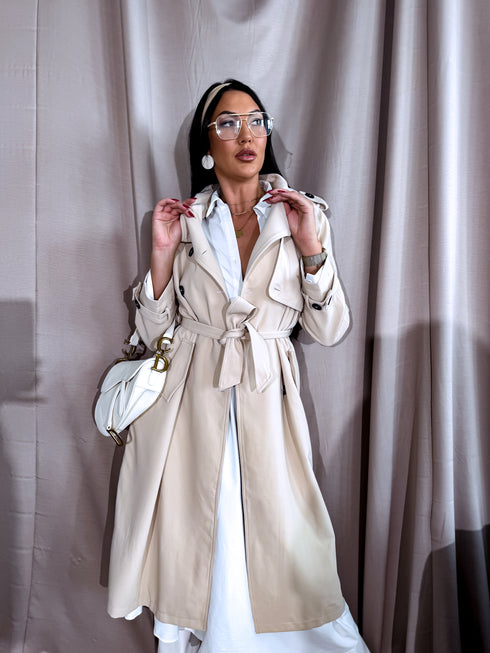 Trench coat "EUPHORIA NA73" - BEIGE