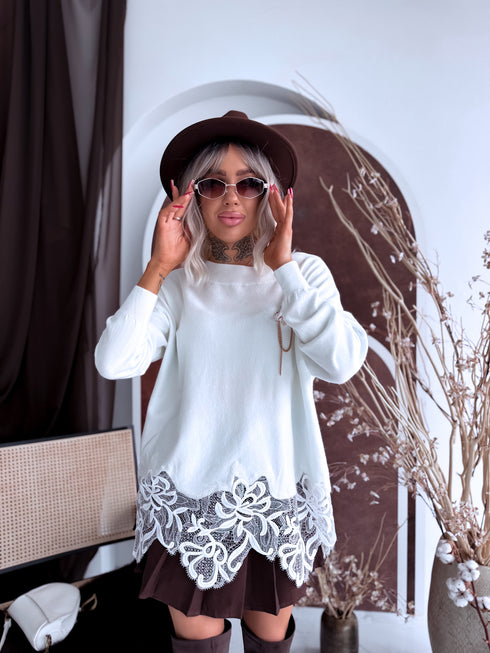 Sweater "DISCOVER 10575" - white