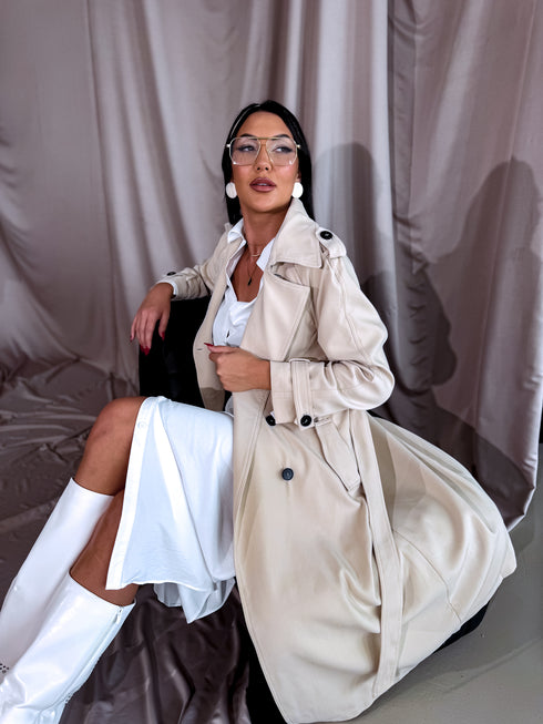 Trench coat "EUPHORIA NA73" - BEIGE