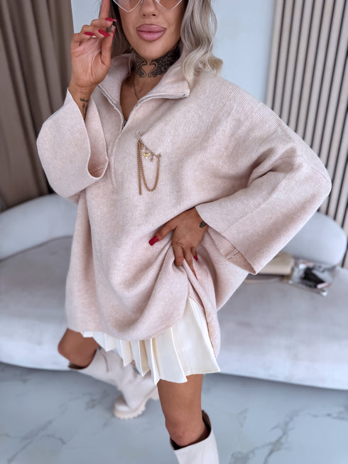 "INDUSTRY MC3886" sweater - light beige