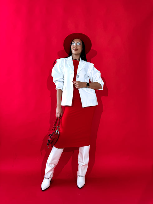 Jacket "NEW CODE V10308" - WHITE