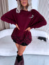 Sweater "DISCOVER 10575" - burgundy