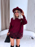 Sweater "DISCOVER 10575" - burgundy