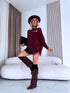 Sweater "DISCOVER 10575" - burgundy