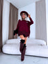 Sweater "DISCOVER 10575" - burgundy