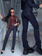 STRAIGHT jeans "LIKE BLUE DJ2791" - DARK WAVE