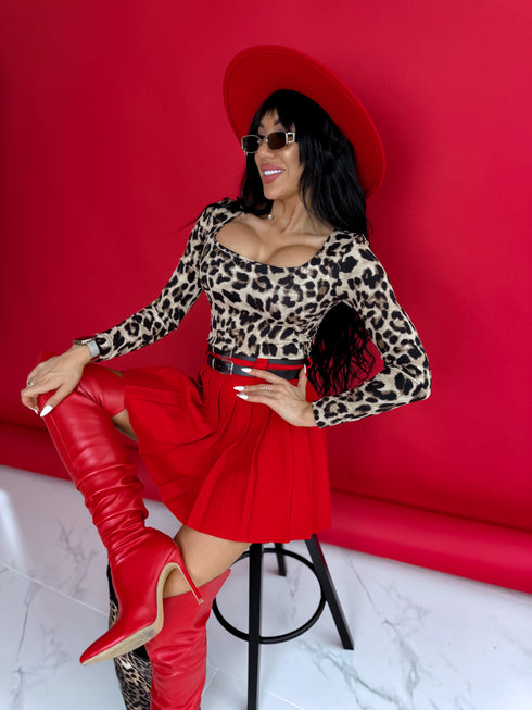 Tops "SAVANNA MIX VD1803" - LEOPARDA