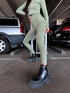 Slimming leggings with underwire 3286 - OLIVE GREEN