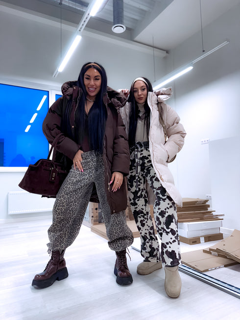 Удлинённая куртка "STRIKE GOLD" FC7619 - CHOCO