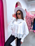 2-in-1 sweater + top "DOUBLE TAKE 5173L" - WHITE