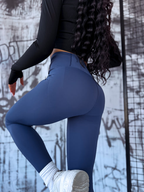 Deceptive leggings with wires 3286 - DARK BLUE