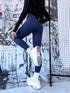 Deceptive leggings with wires 3286 - DARK BLUE