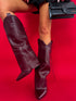 "CREME BRULE 7682" boots - BORDEAUX