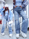 "STRONG DENIM HM8646-3" джинсы - MID BLUE