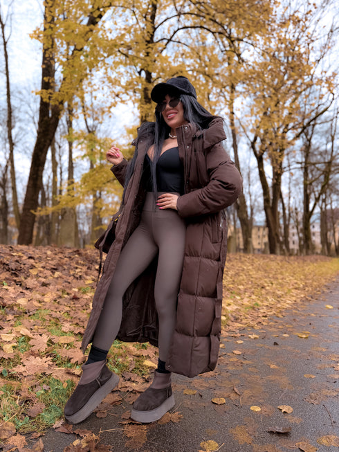 "ICEBERG" FC7617 long coat - CHOCO