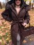 "ICEBERG" FC7617 long coat - CHOCO