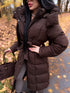 "ICEBERG" FC7617 long coat - CHOCO