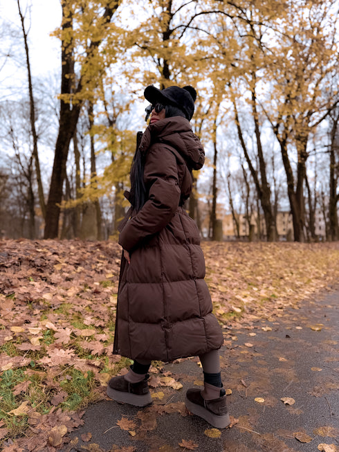 "ICEBERG" FC7617 long coat - CHOCO