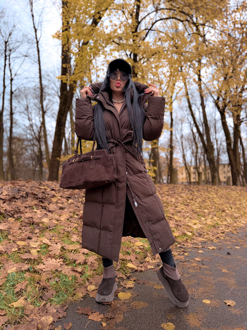 "ICEBERG" FC7617 long coat - CHOCO
